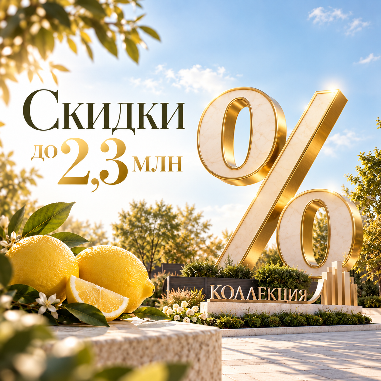 СКИДКИ до 2,3 млн на квартиры Коллекции